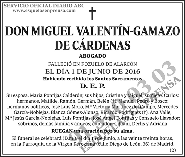 Miguel Valentín-Gamazo de Cárdenas
